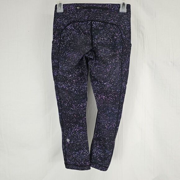 Lululemon Speed Up Crop 21" Size 4 EUC Crystalline Multi Luxtreme - Picture 7 of 11